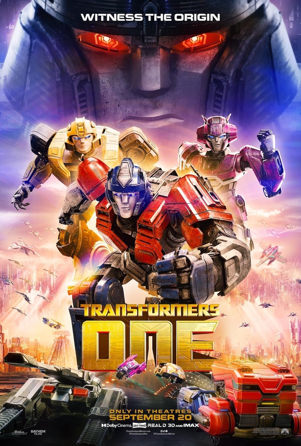 دانلود انیمیشن تبدیل شوندگان یک 2024 Transformers One برترموویز