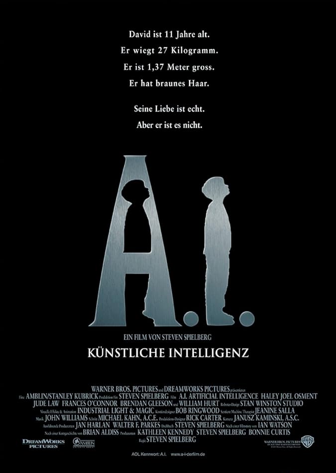 دانلود فیلم هوش مصنوعی A.I. Artificial Intelligence 2001 دوبله فارسی
