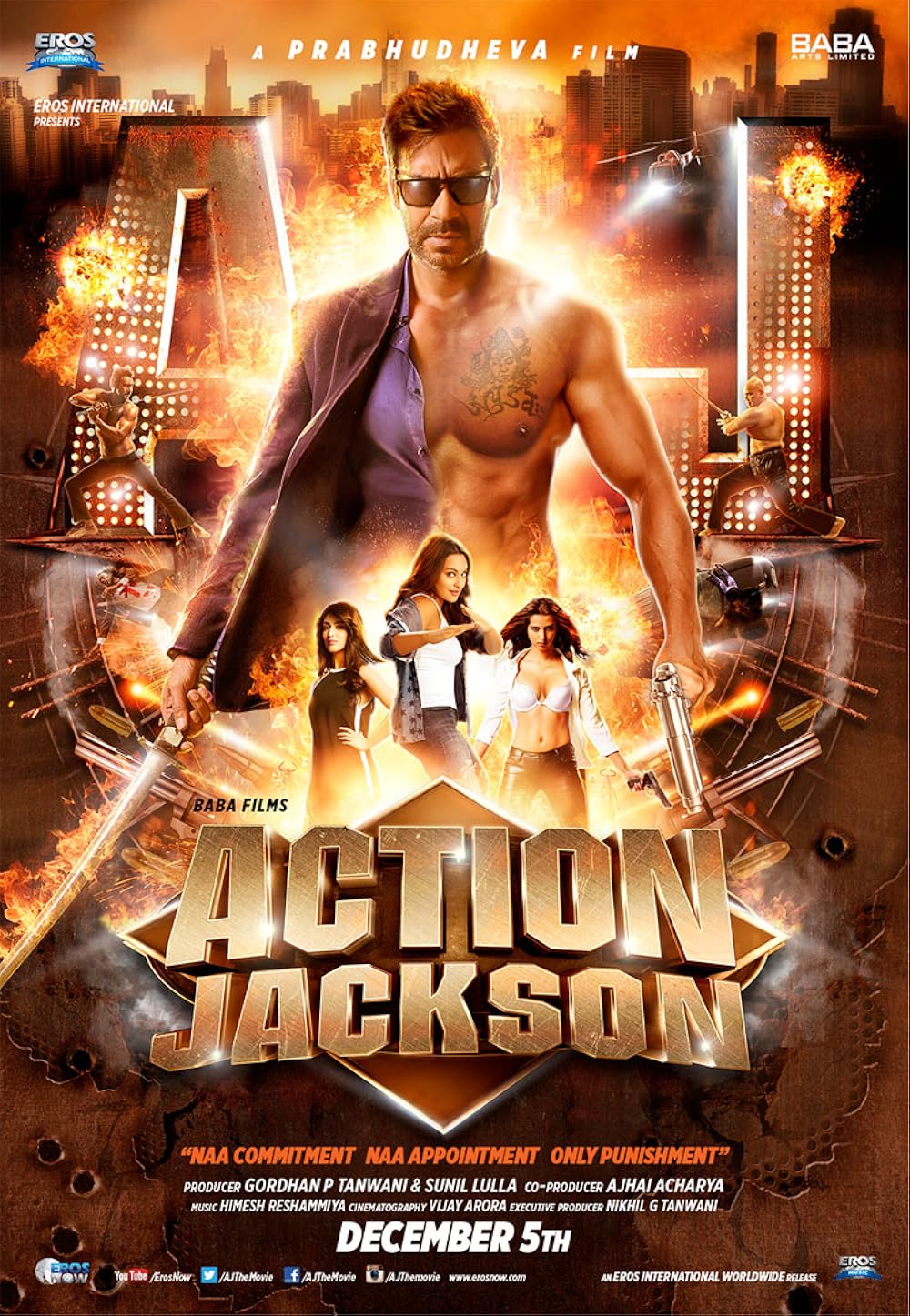 دانلود فیلم بزن بهادر Action Jackson 2014